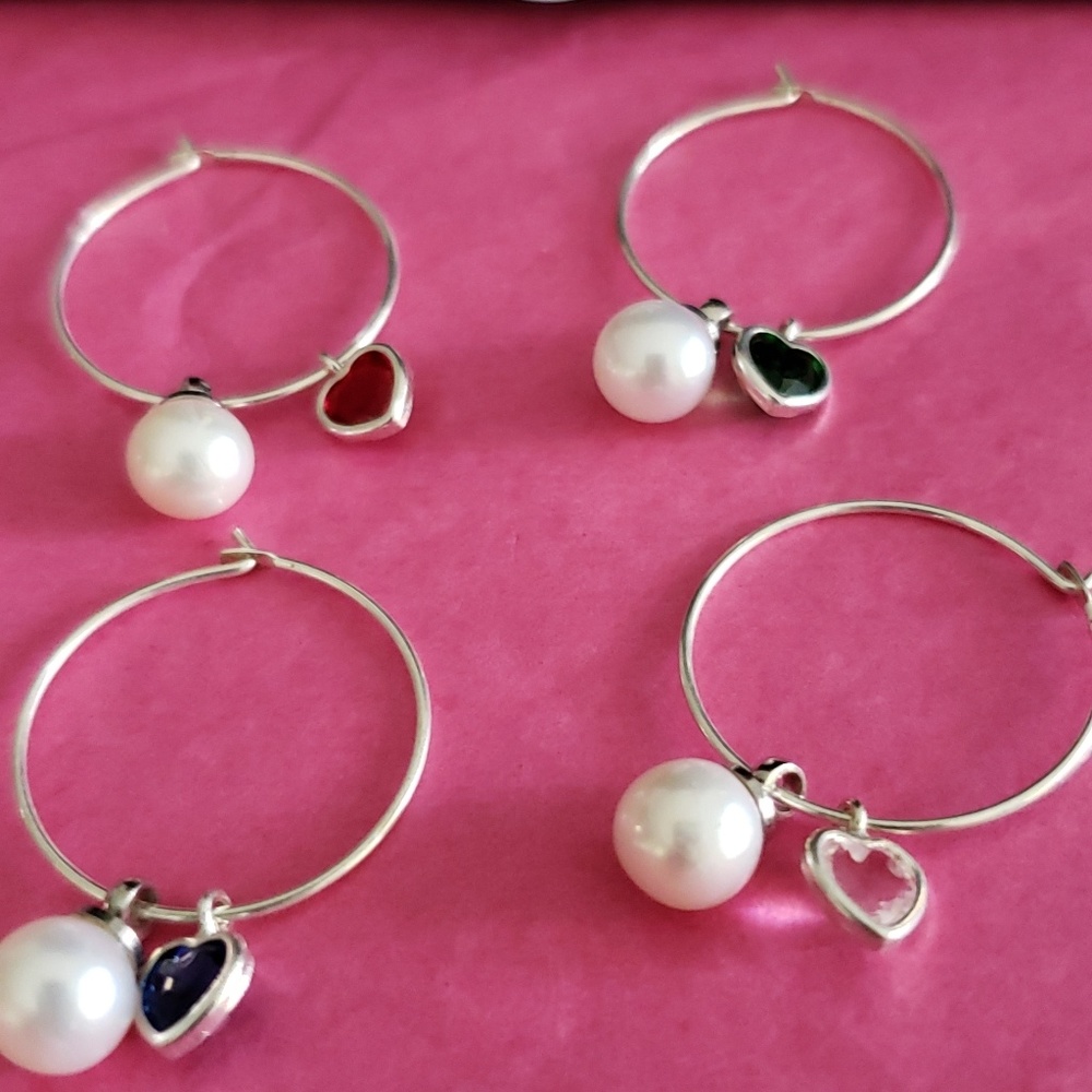 Heart Wine Charm Set (HW7)